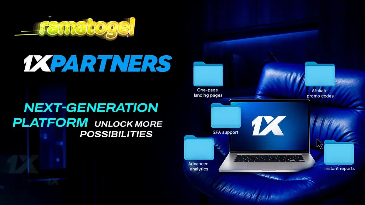 Tampilan antarmuka dasbor 1xPartners yang modern dan intuitif